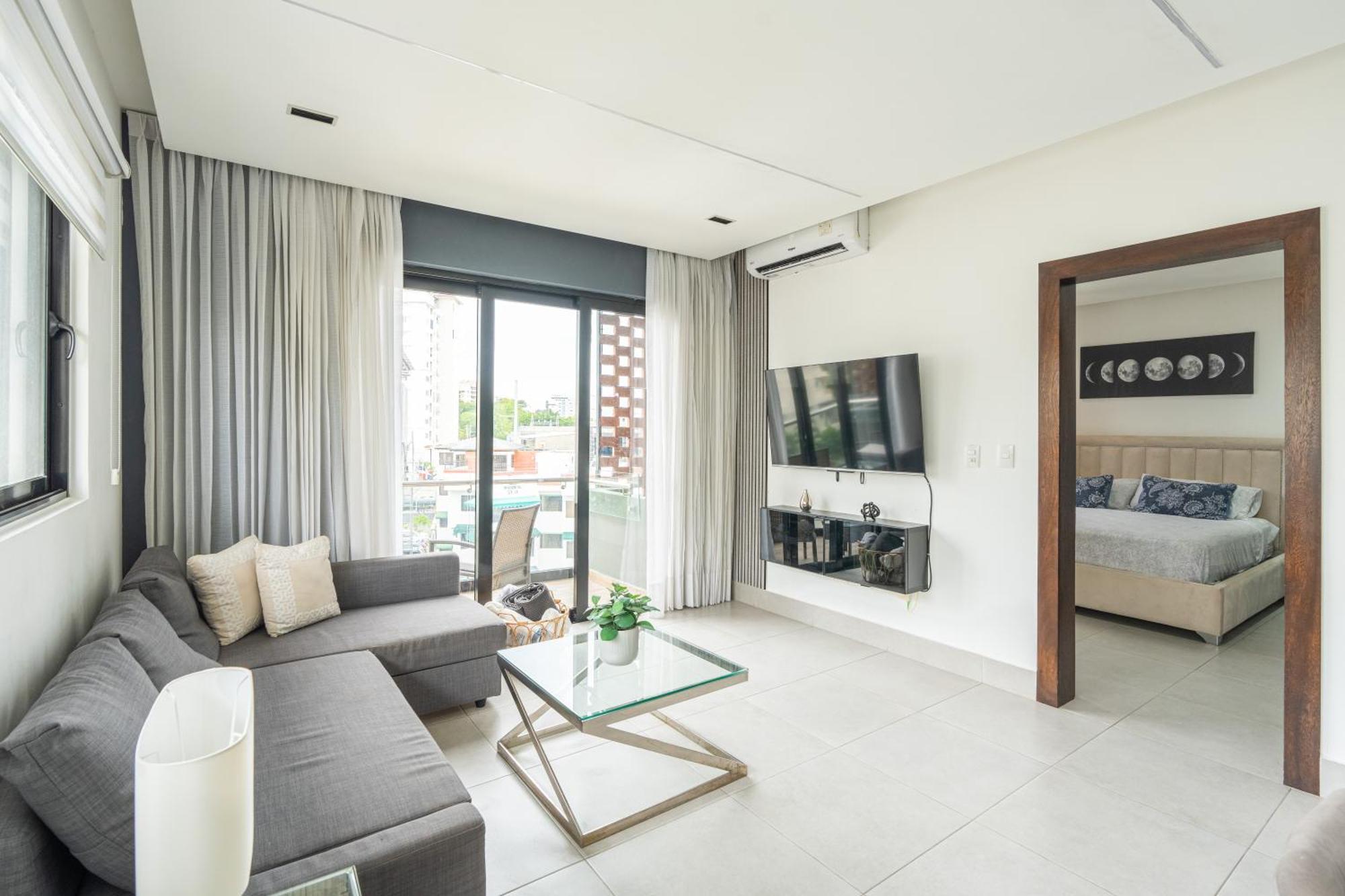 Modern Luxury Condo With Rooftop Pool & Gym サンティアゴ・デ・ロス・カバリェロス エクステリア 写真